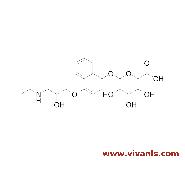 Glucuronides-4-Hydroxy Propranolol Glucuronide-1654756371.png